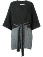 Alice+olivia Two-tone Belted Coat