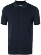 Neil Barrett Buttoned Polo Shirt - Blue