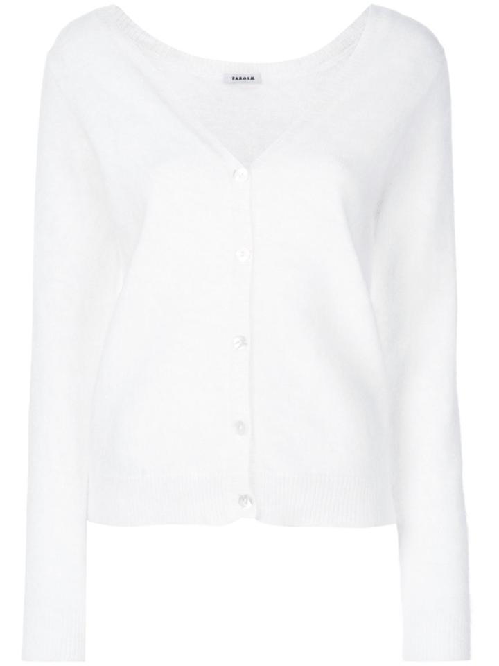 P.a.r.o.s.h. Langy Cardigan - White