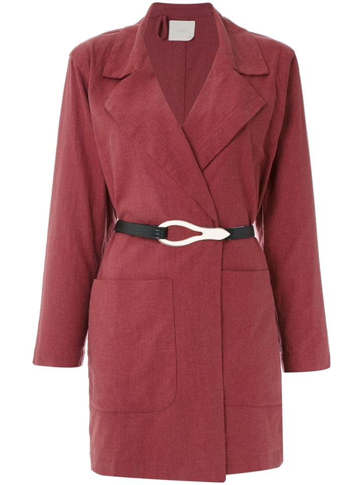 Framed Casaco Amplo Linen Framed - Red