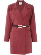 Framed Casaco Amplo Linen Framed - Red