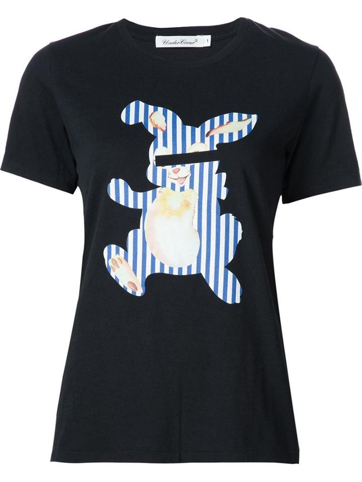 Undercover Rabbit Print T-shirt