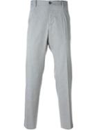 Dolce & Gabbana Tailored Trousers, Men's, Size: 50, Grey, Cotton/viscose