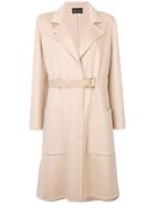 Emporio Armani Belted Coat - Nude & Neutrals