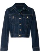 Jean Paul Gaultier Vintage Cropped Denim Jacket - Blue