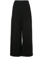 Rosetta Getty Cropped Knitted Trousers - Black
