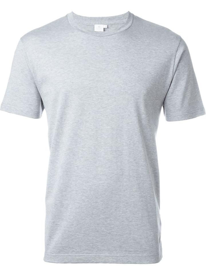 Sunspel 'riviera' Crew Neck T-shirt - Grey