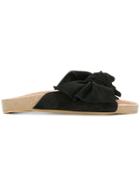 Ulla Johnson Ingrid Bow Slider - Black