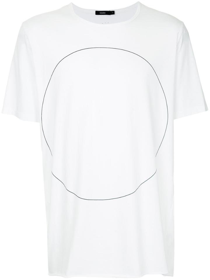 Bassike Geometric Print T-shirt - White