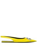 Balenciaga Bb Flat Slingback Ballerinas - Yellow