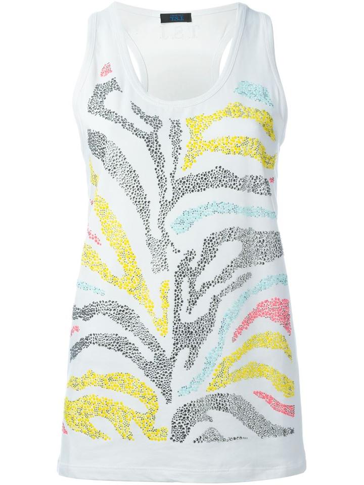 Twin-set Jeans Embellished Tank Top