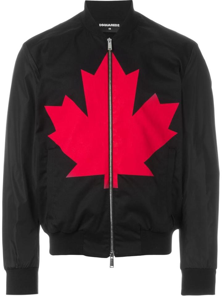 Dsquared2 Maple Leaf Bomber Jacket