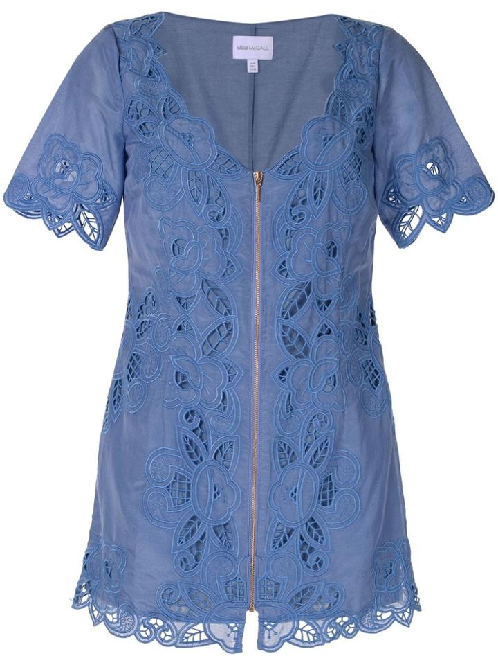 Alice Mccall 'love Take Over' Mini Dress - Blue