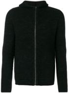 Transit Zipped Hoodie - Black