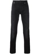 Low Waisted Skinny Jeans, Men's, Size: 30, Black, Cotton/spandex/elastane, Saint Laurent
