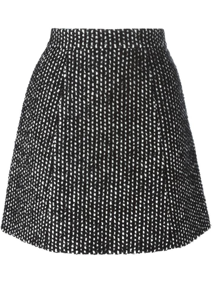 Ermanno Scervino Tweed A-line Mini Skirt
