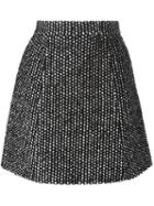 Ermanno Scervino Tweed A-line Mini Skirt