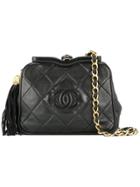 Chanel Vintage Fringe Chain Waist Bum Bag - Black