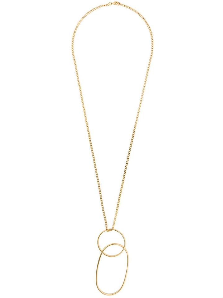 Mm6 Maison Margiela Long Necklace - Gold