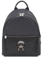 Fendi Studded Karlito Backpack - Black