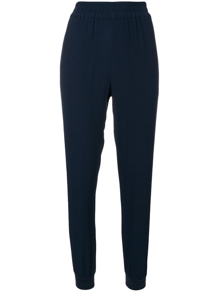 Zoe Karssen Side Stripe Slim Fit Sweatpants - Blue