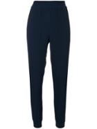 Zoe Karssen Side Stripe Slim Fit Sweatpants - Blue
