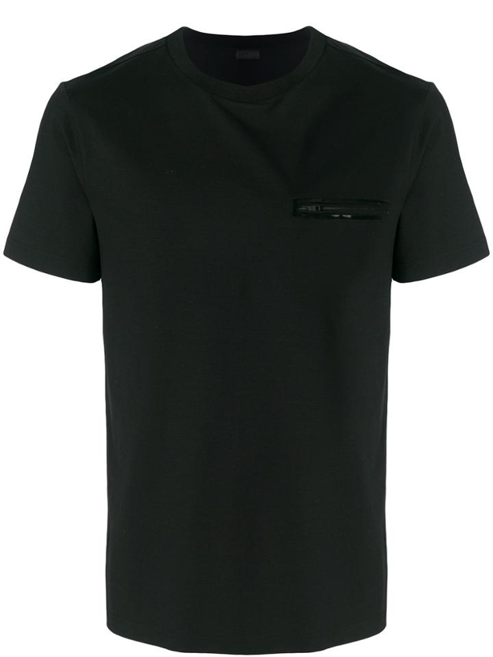 Prada Zipped Pocket T-shirt - Black
