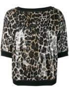 Antonio Marras Leopard Print Vinyl T-shirt - Black