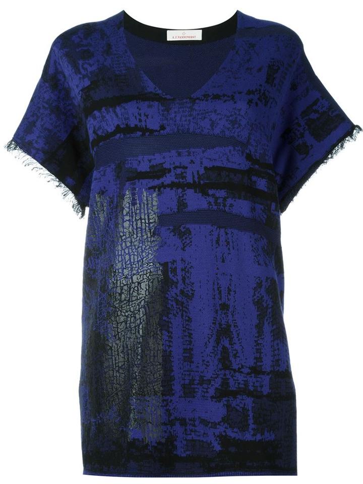A.f.vandevorst '161 Tapestry' Short Sleeve Sweater