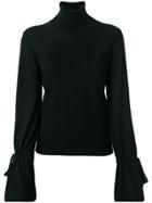 P.a.r.o.s.h. Fitted Roll-neck Sweater - Black