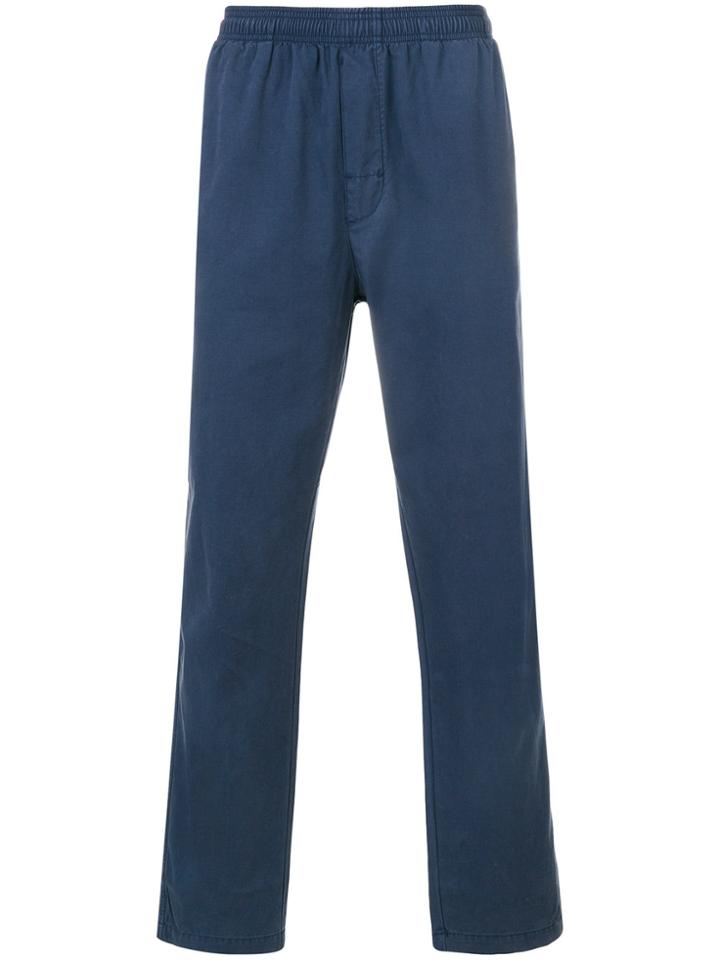 Stussy Elasticated Waist Chinos - Blue