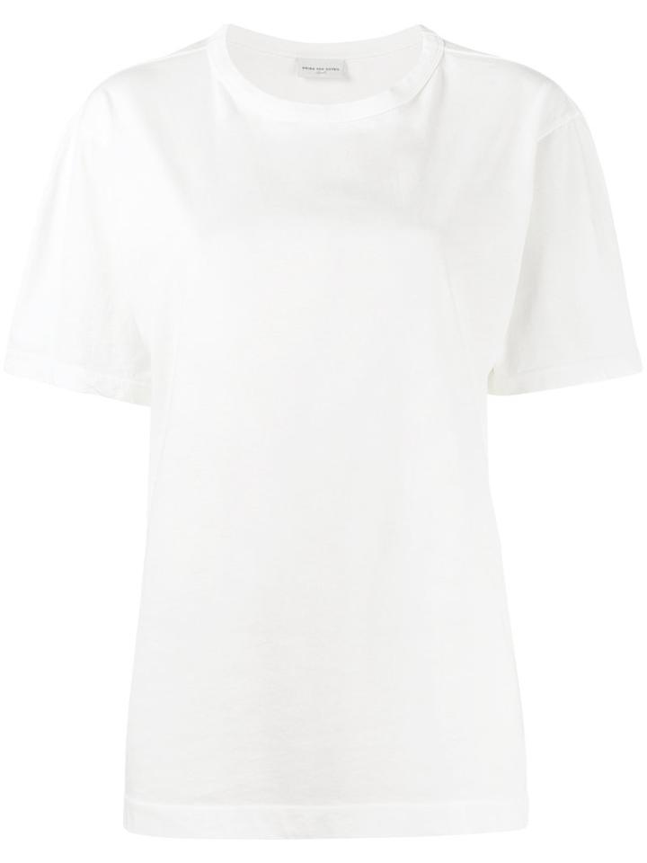 Dries Van Noten Hiar Short-sleeve T-shirt, Women's, Size: Medium, White, Cotton