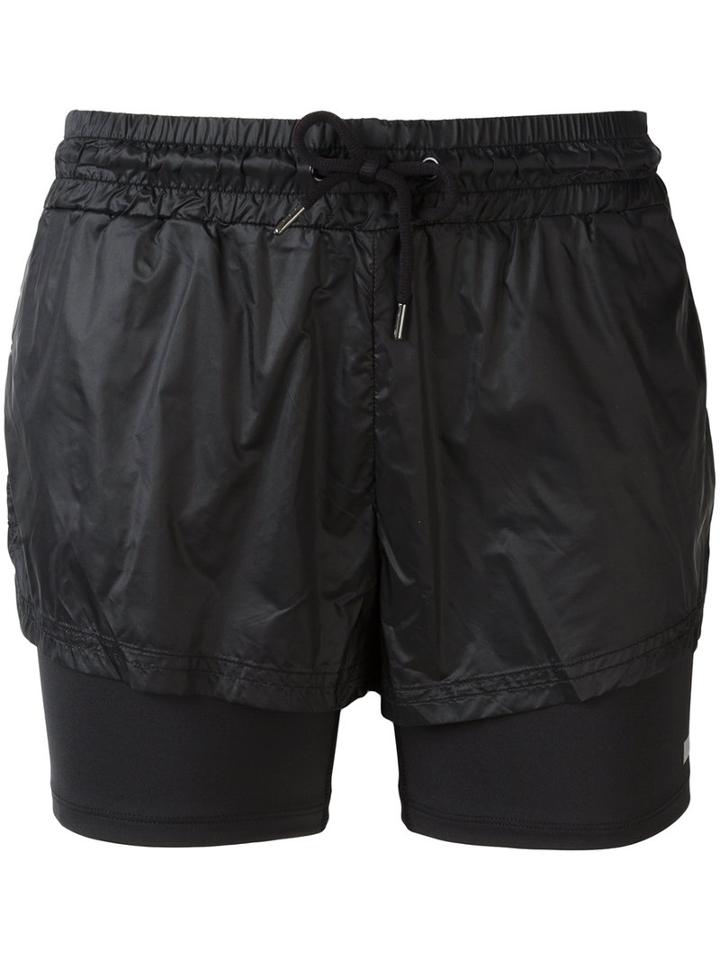 Adidas By Stella Mccartney Two-in-one Running Shorts, Women's, Size: Small, Black