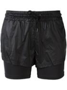 Adidas By Stella Mccartney Two-in-one Running Shorts, Women's, Size: Small, Black
