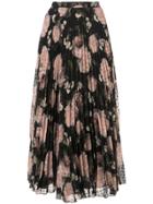 Erdem Floral Print Pleated Skirt - Multicolour