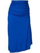 Emilio Pucci Ruched Skirt - Blue