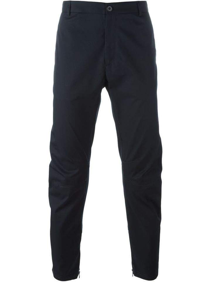 Lanvin Tapered Trousers, Men's, Size: 46, Blue, Cotton