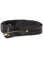 Ma+ Y Buckle Medium Belt, Men's, Size: Large, Black, Buffalo Leather