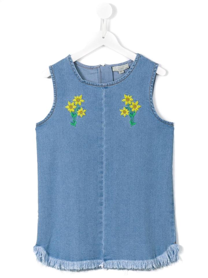 Stella Mccartney Kids Violetta Denim Top - Blue