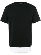 Neil Barrett Shirt Hem T-shirt - Black