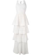 Stella Mccartney - Layered Lace Maxi Dress - Women - Polyamide/spandex/elastane - 40, Women's, White, Polyamide/spandex/elastane