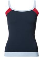 Versace - Sleeveless Top - Women - Polyamide/viscose - 40, Blue, Polyamide/viscose