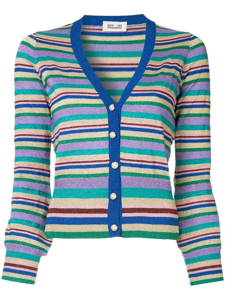 Baum Und Pferdgarten Striped V-neck Cardigan - Multicolour