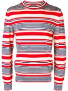 A.p.c. Horizontal Stripe Jumper - Red