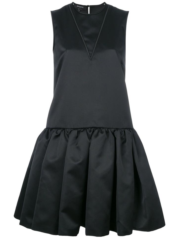 Rochas Tulip Dress - Black