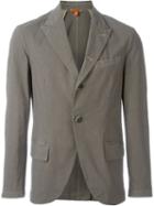 Barena Single Breasted Blazer, Men's, Size: 50, Green, Cotton/spandex/elastane/polyamide