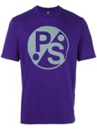 Ps By Paul Smith Logo Print T-shirt, Men's, Size: Xl, Pink/purple, Cotton
