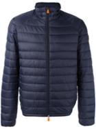 Save The Duck Padded Jacket, Men's, Size: Large, Blue, Nylon/polyester