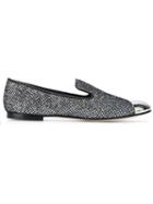 Giuseppe Zanotti Design Contrasted Toe Cap Slippers