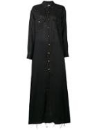 Marques'almeida Full Length Dress - Black